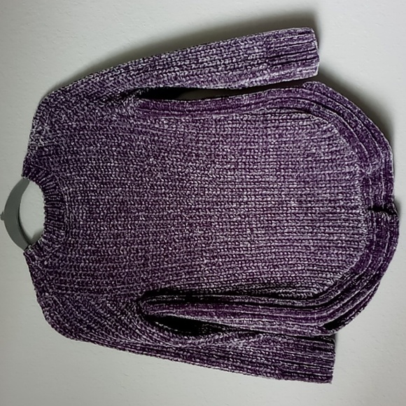 Westbound Petites Women's Chunky Knit Chenille Pullover Sweater Size PM - Picture 6 of 12